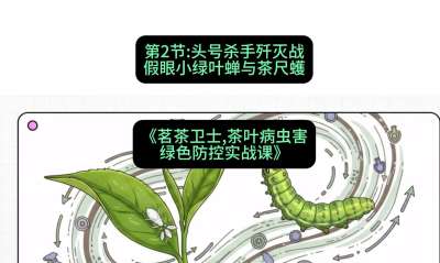 第02节：头号杀手歼灭战&mdash;&mdash;假眼小绿叶蝉与茶尺蠖，课程：《茗茶卫士&mdash;&mdash;茶叶病虫害绿色防控实战课》#识农AI