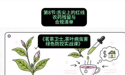 第08节：舌尖上的红线&mdash;&mdash;农药残留与合规清单，课程：《茗茶卫士&mdash;&mdash;茶叶病虫害绿色防控实战课》#识农AI