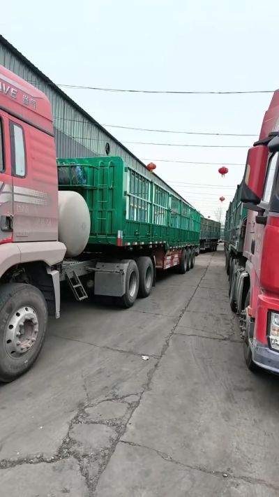 2月23号，源沃肥业排队装车中